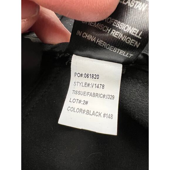 Cynthia Rowley Cardgian Jacket Womens Medium Moto Faux Suede Open Cascade - Picture 8 of 8